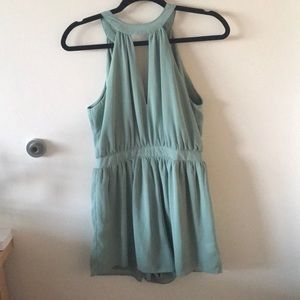 🔴Light green romper from Charlotte Russe